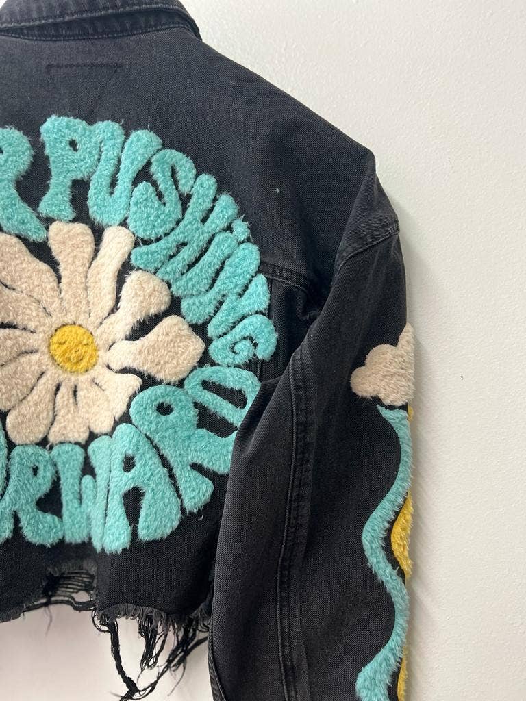 Trio Urban - Wholesale Spijkerjack/spijkerjas - Dames - Keep Pushing Forward Spijkerjack12