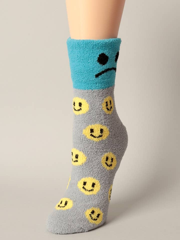 Eyeballs Soft Fluffy Warm Sleeping Socks for wholesale on Faire6