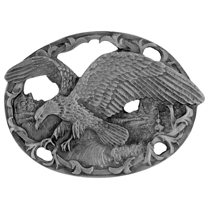 Made in the USA - Eagle Alighting Belt Buckle for wholesale by Western Express