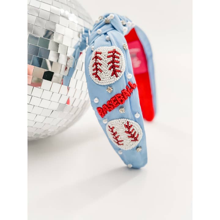 Bash - Wholesale Fashion Headband - Women's - Custom Beaded Headbands, Baseball Team Headbands, Hair
