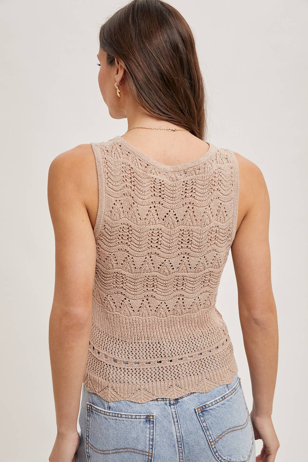 Bluivy - Wholesale Knit Top - Women's - OPEN KNIT SLEEVELESS TOP6