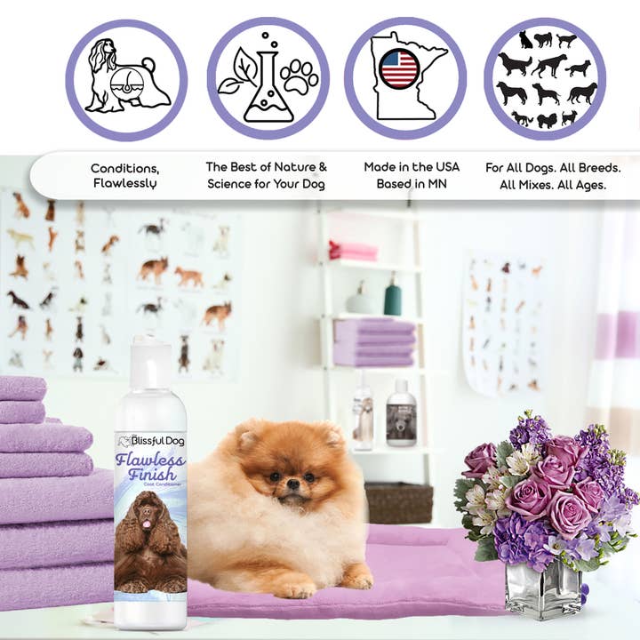 The Blissful Dog – Engroshandel Shampoo - Hund – Fejlfri Finish Canine Coat Conditioner Gallon5