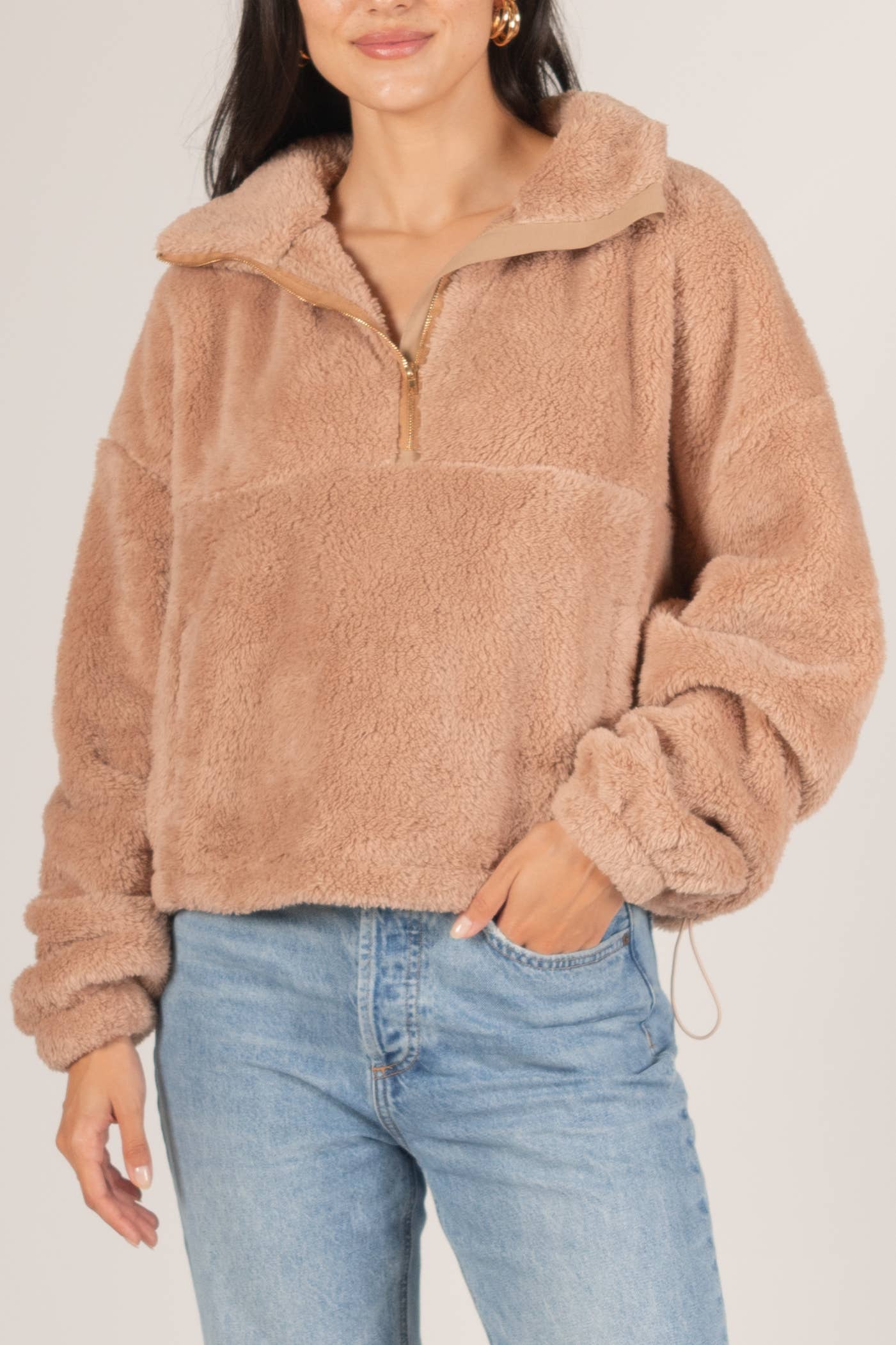 Before You Collection - Vente Polaire – femme - Pull à fermeture éclair en polaire douce11