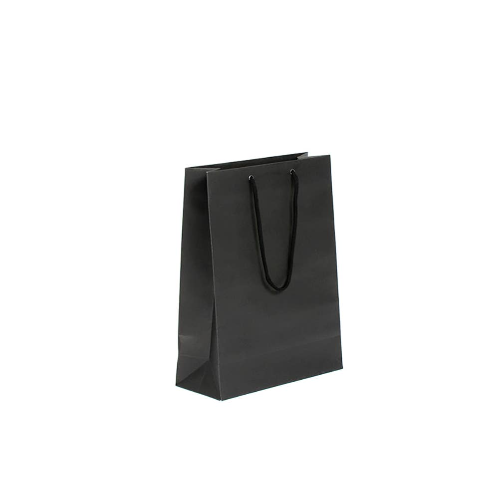 Sable Matte Black Luxury Double-Layer Paper Bag for wholesale on Faire5