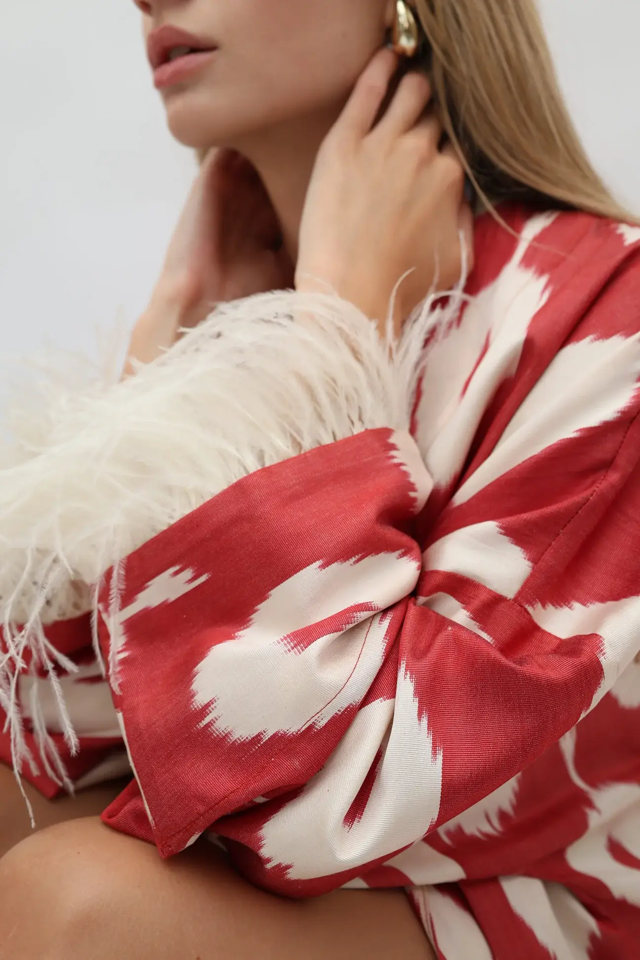 Silk & Cotton Global - Wholesale Kimono - Women's - 85% Silk 15% Cotton Kimono “Be My Valentine”1