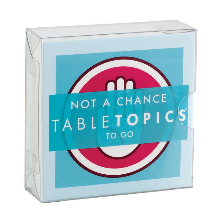 TABLETOPICS NOT A CHANCE - Conversation Starter Questions for wholesale by TableTopics