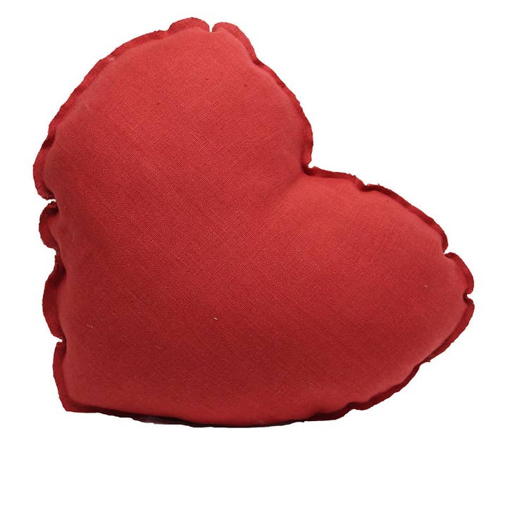 Giardino Segreto - Wholesale Throw/Decorative Pillow - Pure linen heart cushion5