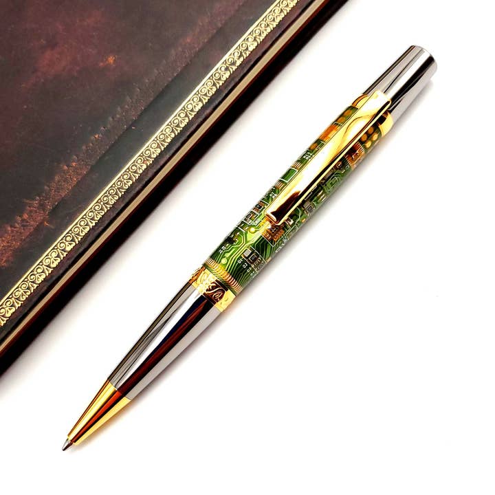 Green Circuit Board Elegant Sierra Pen for wholesale by Woodnotch