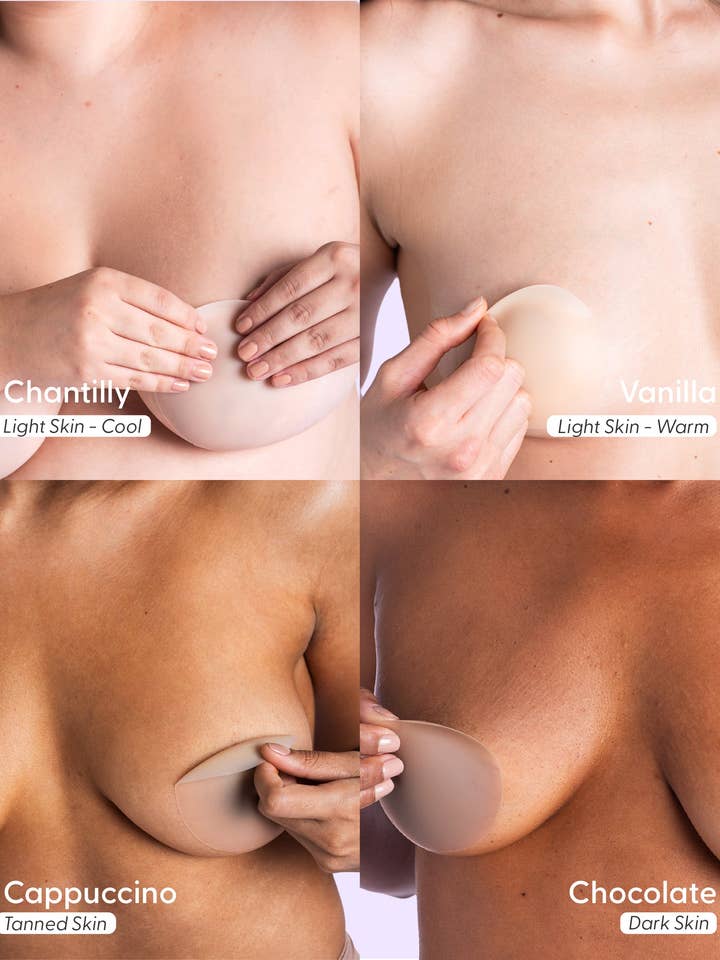 Nipskin Stickwear – Engroshandel Brystvortepads - Dame – Genanvendelige silikone brystvorteovertræk - Nipskin3