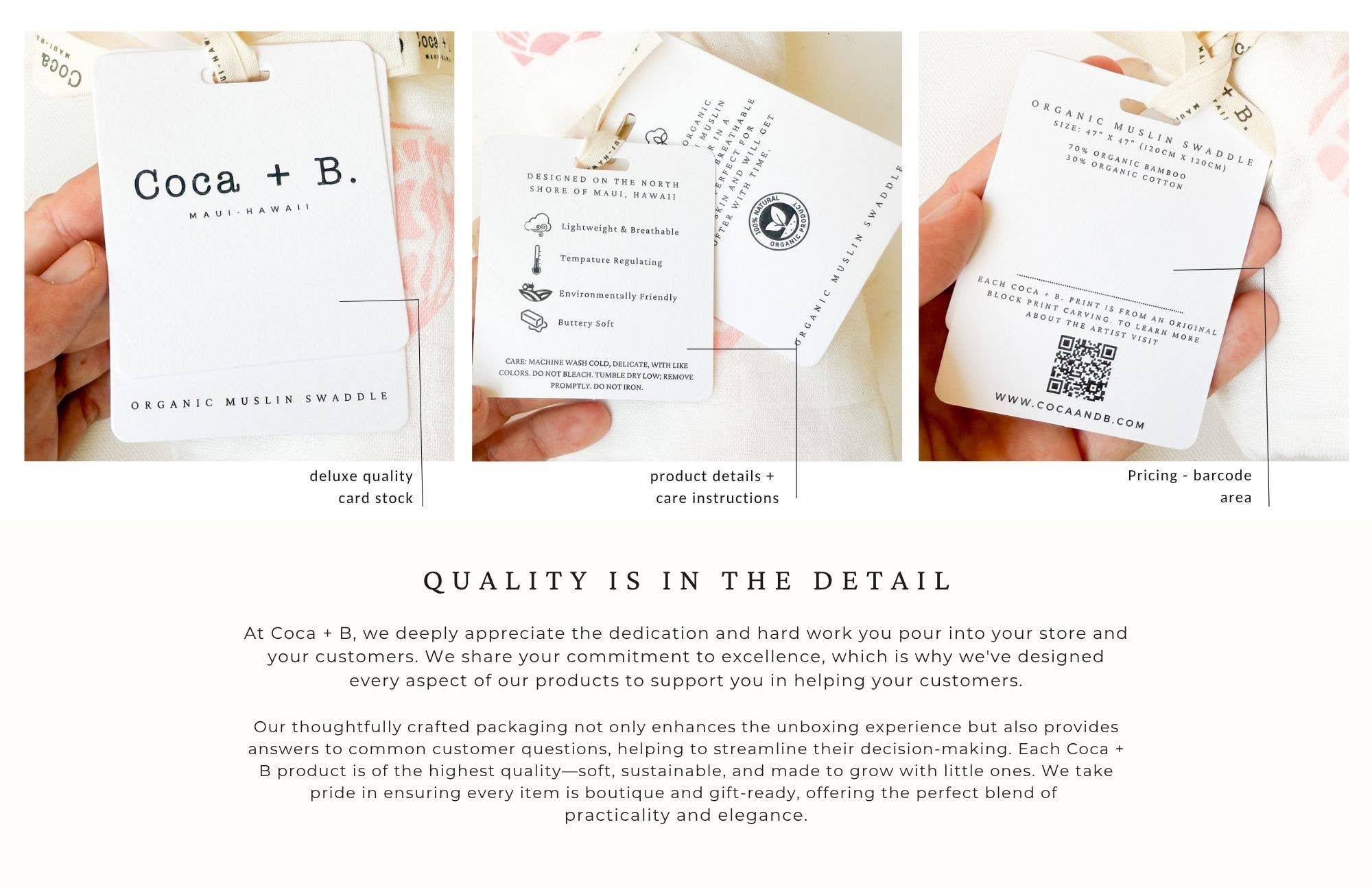 Coca + B.™ - Wholesale Milestone Blanket - Kids & Baby - Organic Pink Sun + Wave Baby Swaddle | Coastal Nursery Decor15