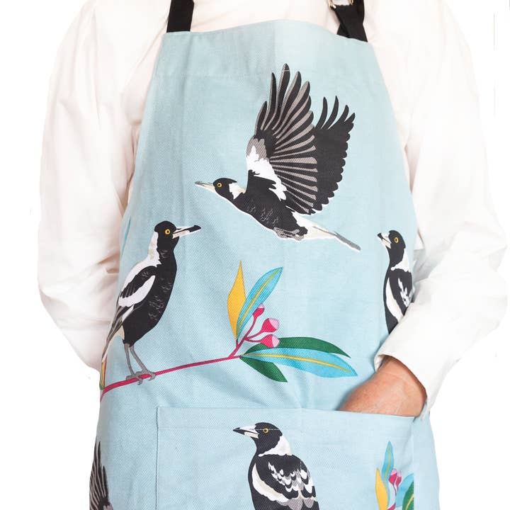 Allgifts Australia - Wholesale Apron - Apron (Heavy Drill) - Magpies0