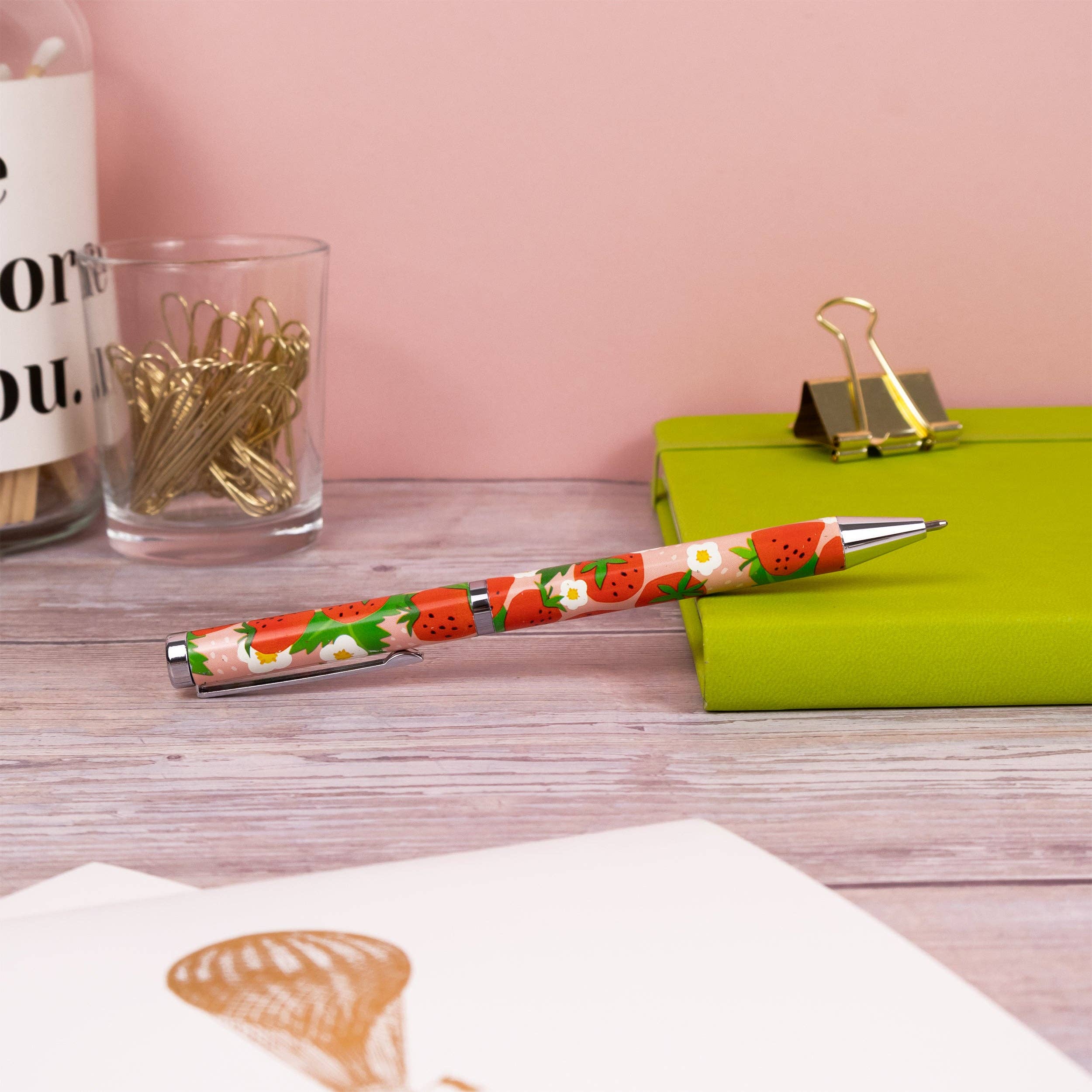 Robert Frederick Ltd - Wholesale Pen - Strawberries Ballpoint Pen in Gift Box4