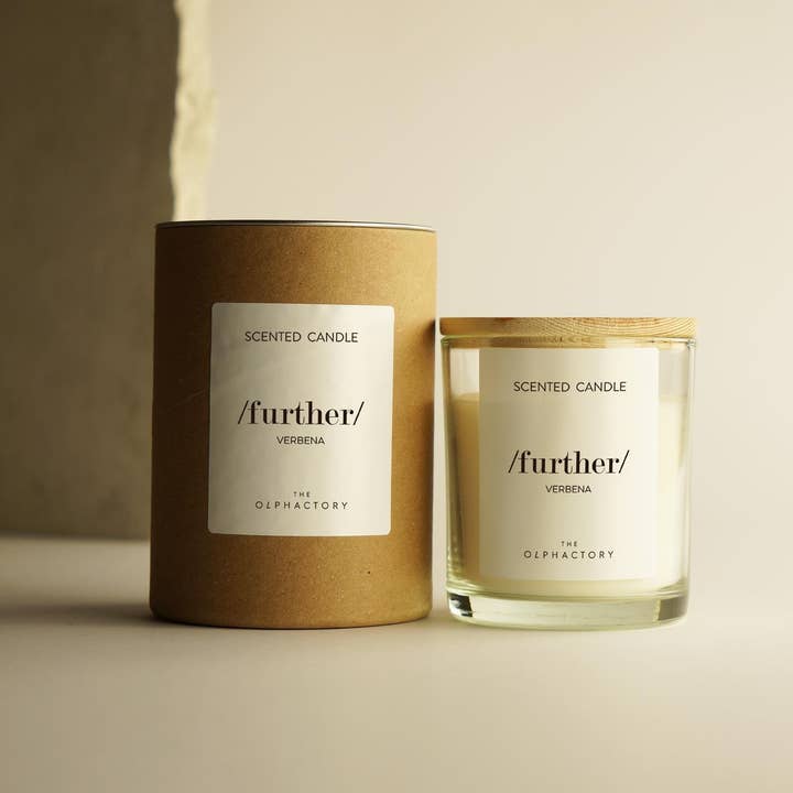 SEVENREEDS – Großhandel Kerze im Glas / gefüllte Kerze – THE OLPHACTORY VERBENA Pflanzliche Wachskerze 200g