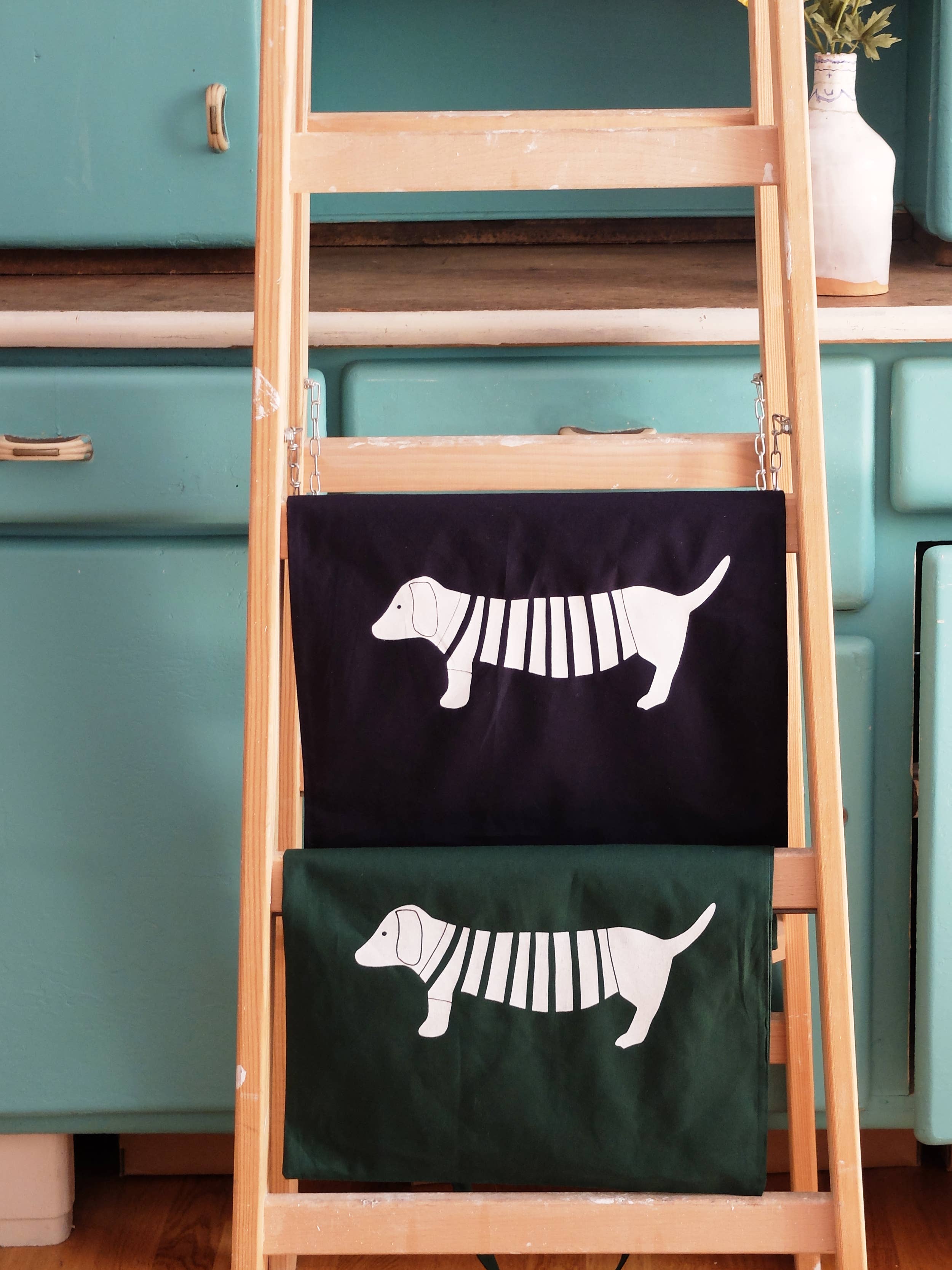 Wonder Of Today - Wholesale Tote Bag - Women's - Hand-printed fabric bag with dachshund motif11