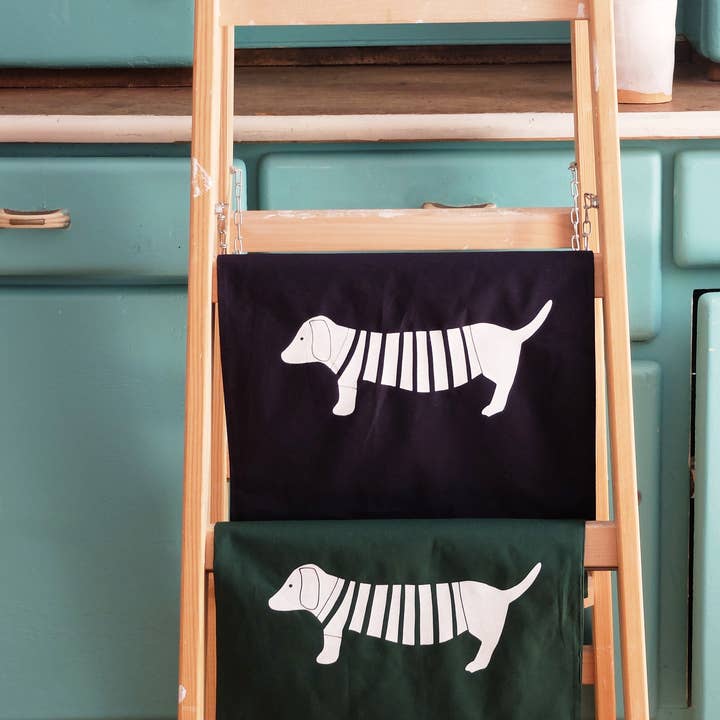 Wonder Of Today - Wholesale Tote Bag - Women's - Hand-printed fabric bag with dachshund motif11