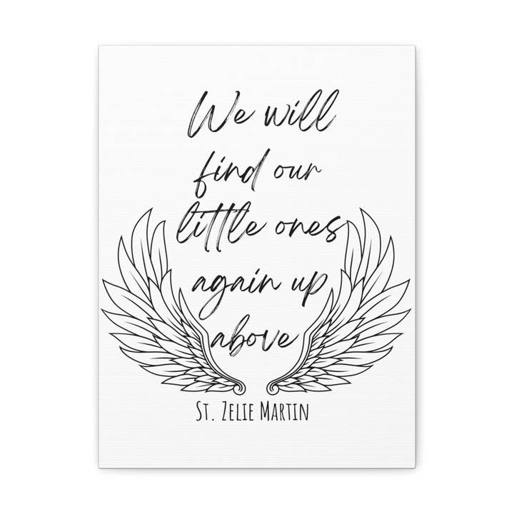 Little one again above, wall canvas for wholesale by A Mom Raising Arrows