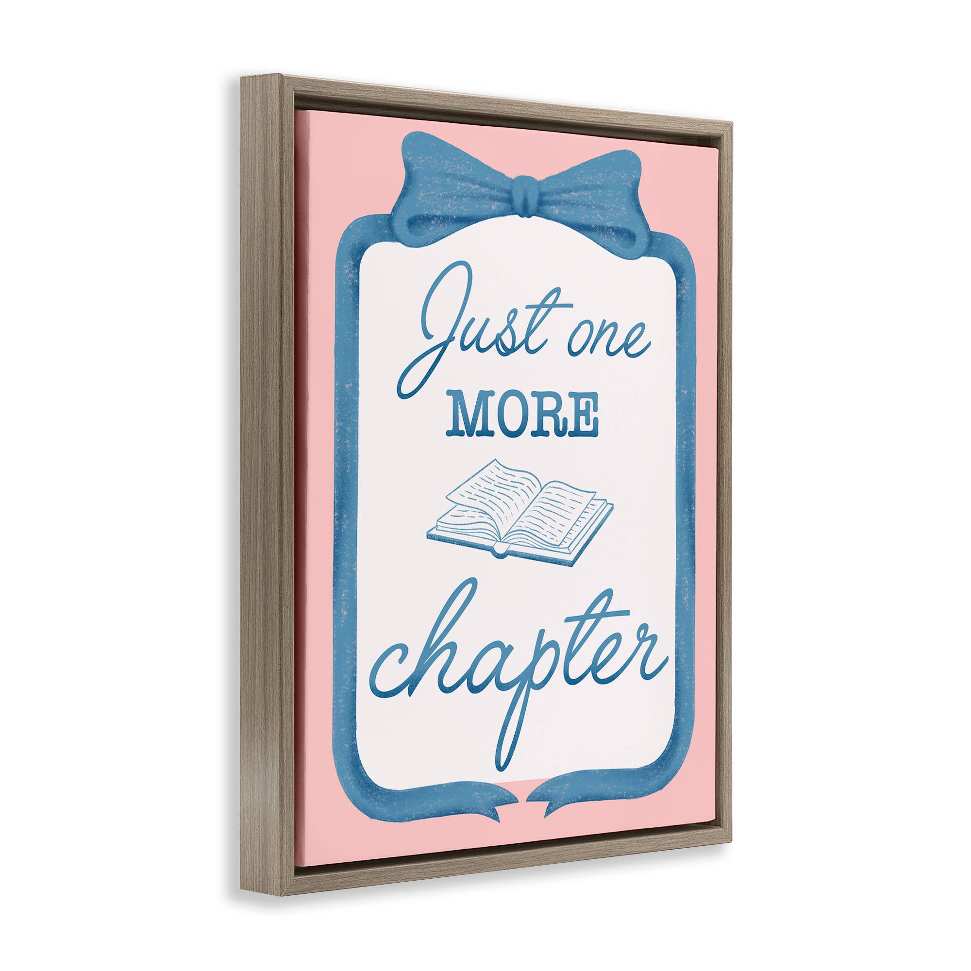 Stupell Industries - Wholesale Wall Sign - Chic Just One More Chapter - Framed Wall Art18