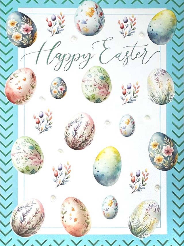 Rosedale Gold Easter Greeting Cards - General (3pk) 50522 for wholesale by A-Line Greetings