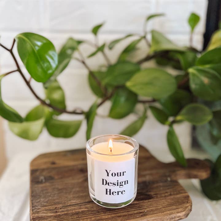 Illuminate Space - Wholesale Jar/Filled Candle - Custom Small Glass Tumbler Candle