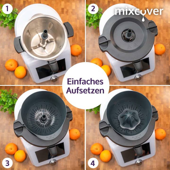 Mixcover GmbH - Wholesale Juicer - mixcover juicer for Monsieur Cuisine Smart, citrus squeezer for Monsieur Cuisine Smart MCS, juicer accessories, Monsieur Cuisine Smart accessories5