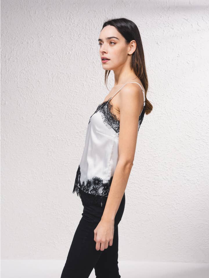 SMF - Wholesale Tank Top - Women's - 259631 - Top with lace applications6