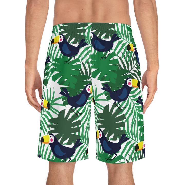 Automatically matched to design color Men's Board Shorts (AOP) for wholesale on Faire5