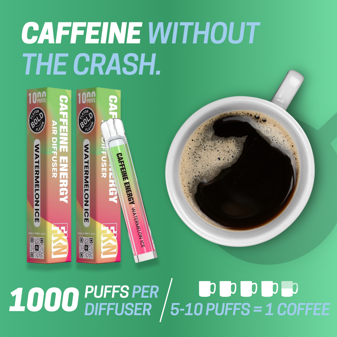 FKN Rich – Großhandel Nahrungsergänzungsmittel/Vitamin zum Einnehmen – FKNRICH Koffein-Diffusor – Wassermelone Eis – 1000 Züge2