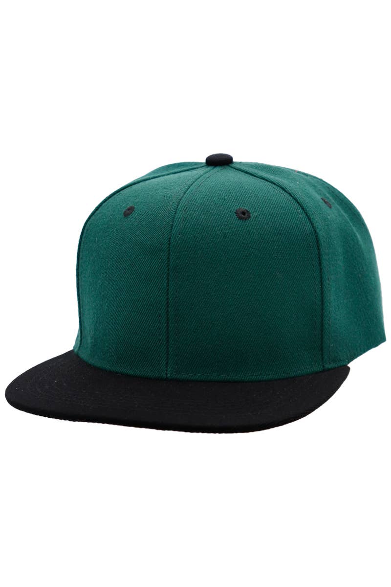 Cap Zone - Venta al por mayor Gorra snapback - Unisex - Gorra de sarga bicolor con visera plana en la parte trasera0