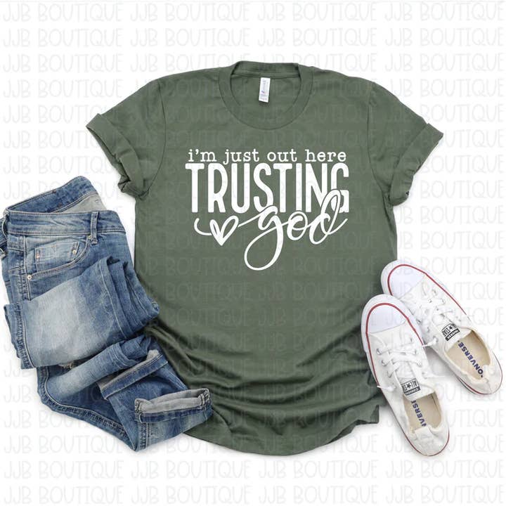 Trusting God Tee for wholesale by Rockin’ 5A Apparel