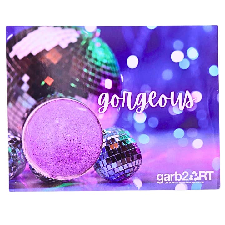 garb2ART - Wholesale Valentine's Day Card - Bath Bomb Card/Gift Tag | Gorgeous (Valentine)