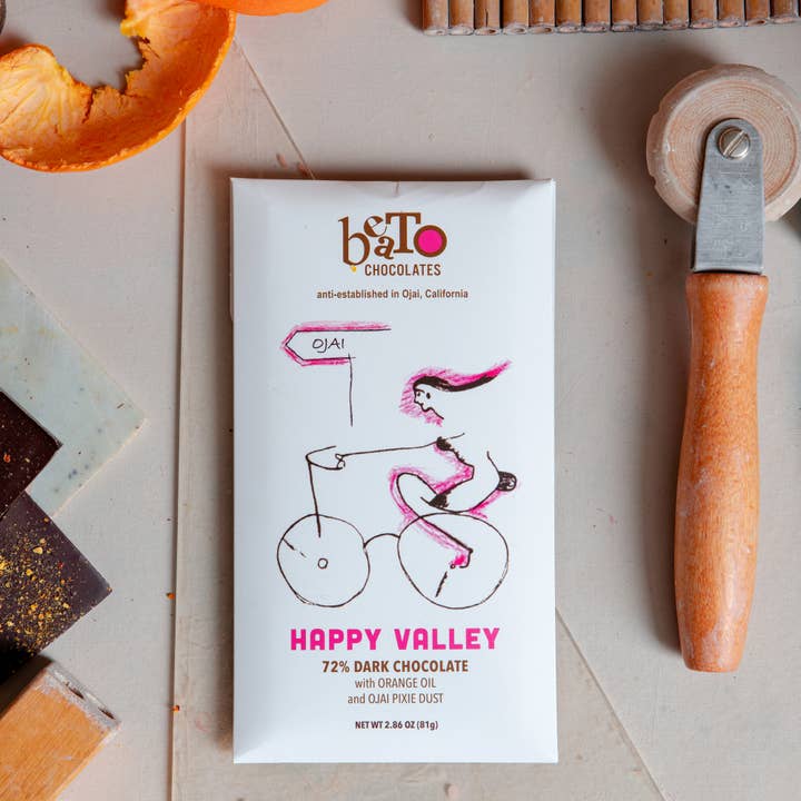 Beato Chocolates – wholesale Chocolate bar – Happy Valley Orange Flavored Chocolate Bar (75g/2.64oz)
