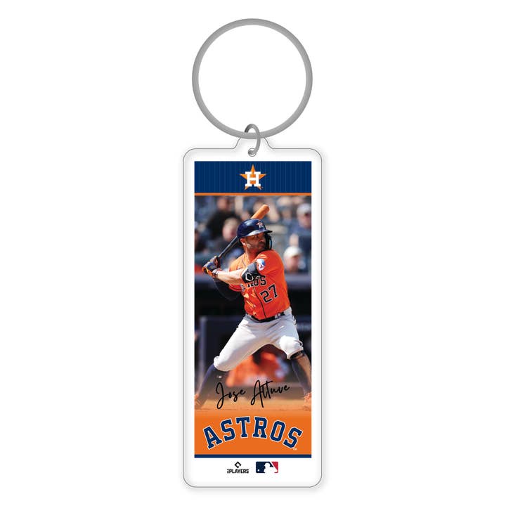 UPI Marketing - Wholesale Keychain - Unisex - MLB Houston Astros Acrylic Player Keychain