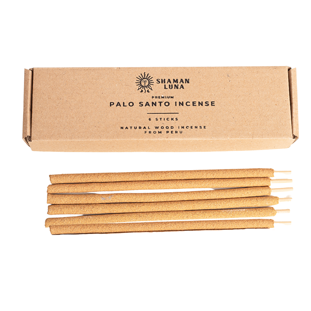 Zoe Artcrafts Corp. – wholesale Rökelse – Rökelse Palo Santo Pinnar Peru 6st naturlig rökelsemeditation3