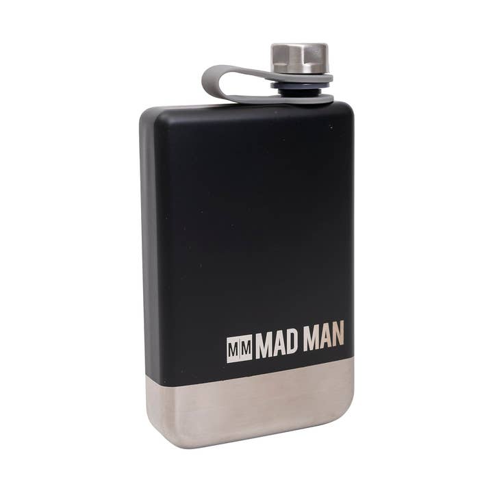 Tillman Two Tone Stainless Hip Flask for wholesale by Mad Man