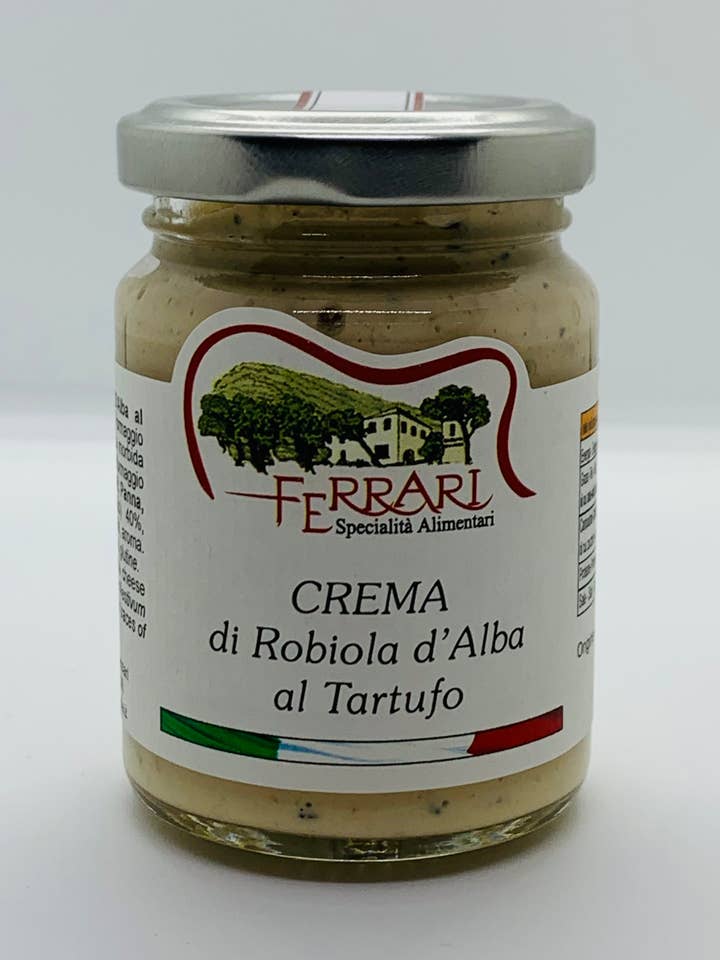 Robiola d'Alba truffle cream for wholesale by Ferrari Specialità Alimentari