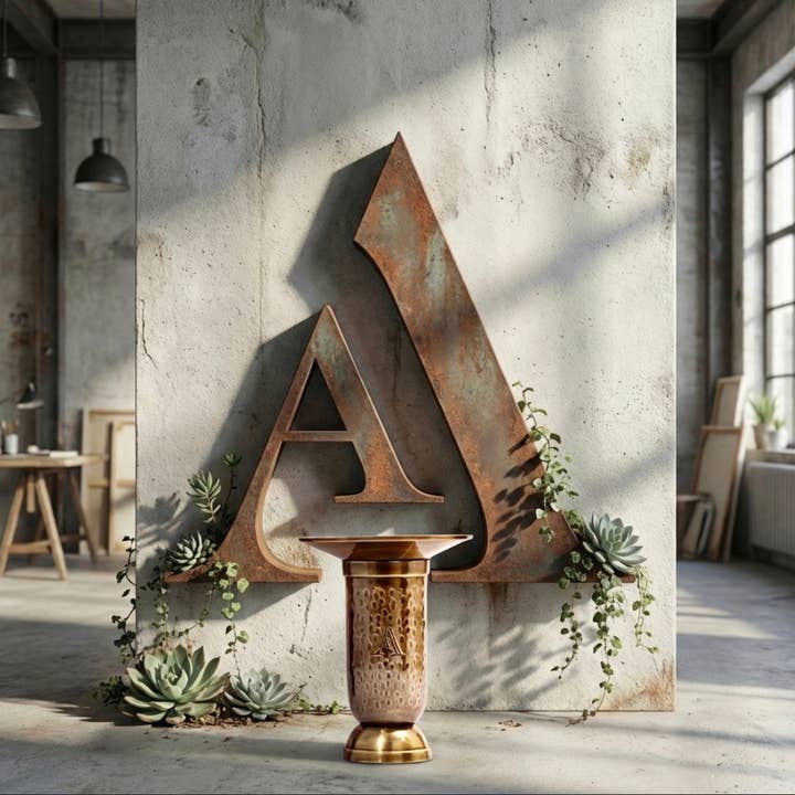 Trechter - Wierookbrander van massief messing voor wholesale door Amod aromas