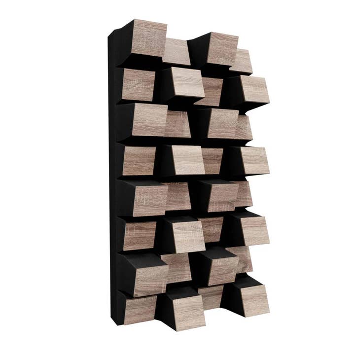 ATB-Sound sp. z o. o. – Großhandel 3D-Wandkunst – Sirius-HALF Akustik-Diffusor 50x25x15,3 cm | 2D QRD-Sound8