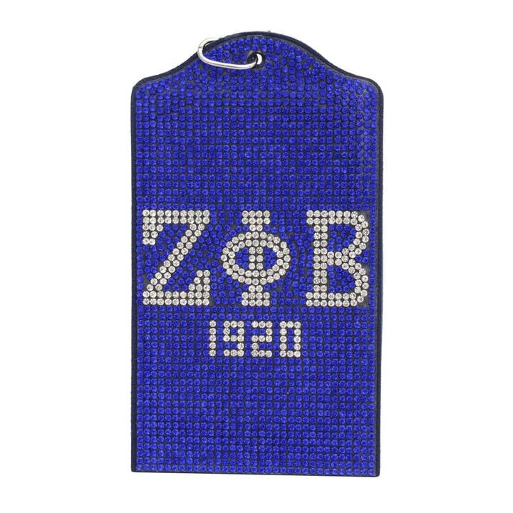 ZPB Blauw Sprankelende Sorority Trots ID Badge Houder voor wholesale door PinktownUSA