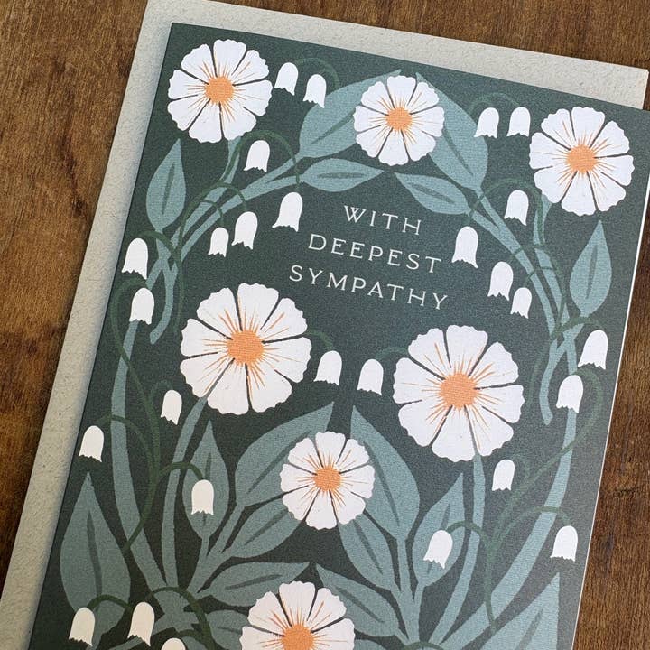 Katharine Watson - Wholesale Sympathy Card - "With Deepest Sympathy," Greeting Card2