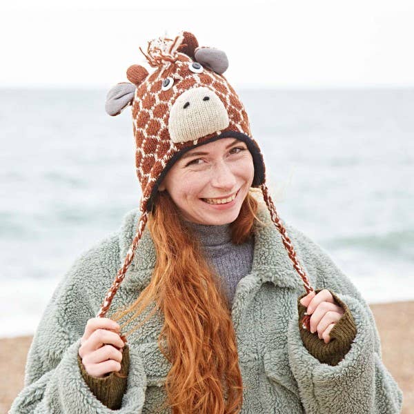 The Paper High Gift Company Limited - Wholesale Kids Hat - Kids - Handmade Woollen Animal Winter Hat - Woolly Hat9