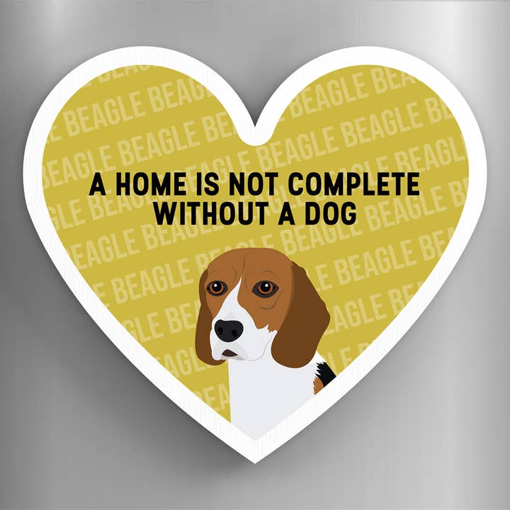 P5824 - Beagle Home Without a Dog Katie Pearson Artworks Hea para venta al por mayor de Vivid Squid Wholesale