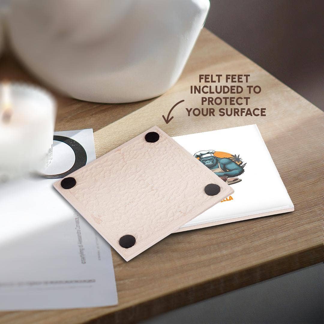 3dRose - Wholesale Coasters - 3dRose, Parrilla Grilla Master BBQ Griller Fun Pun, Coaster3