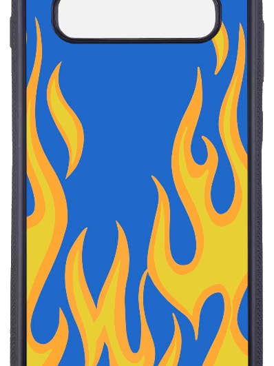 Flames Blue Phone Case for wholesale by Tayson Trends