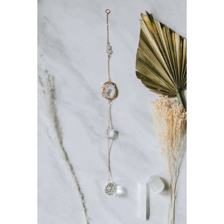 Xander Kostroma - Wholesale Suncatcher - Raw Quartz Window Crystal Suncatcher 30cm2