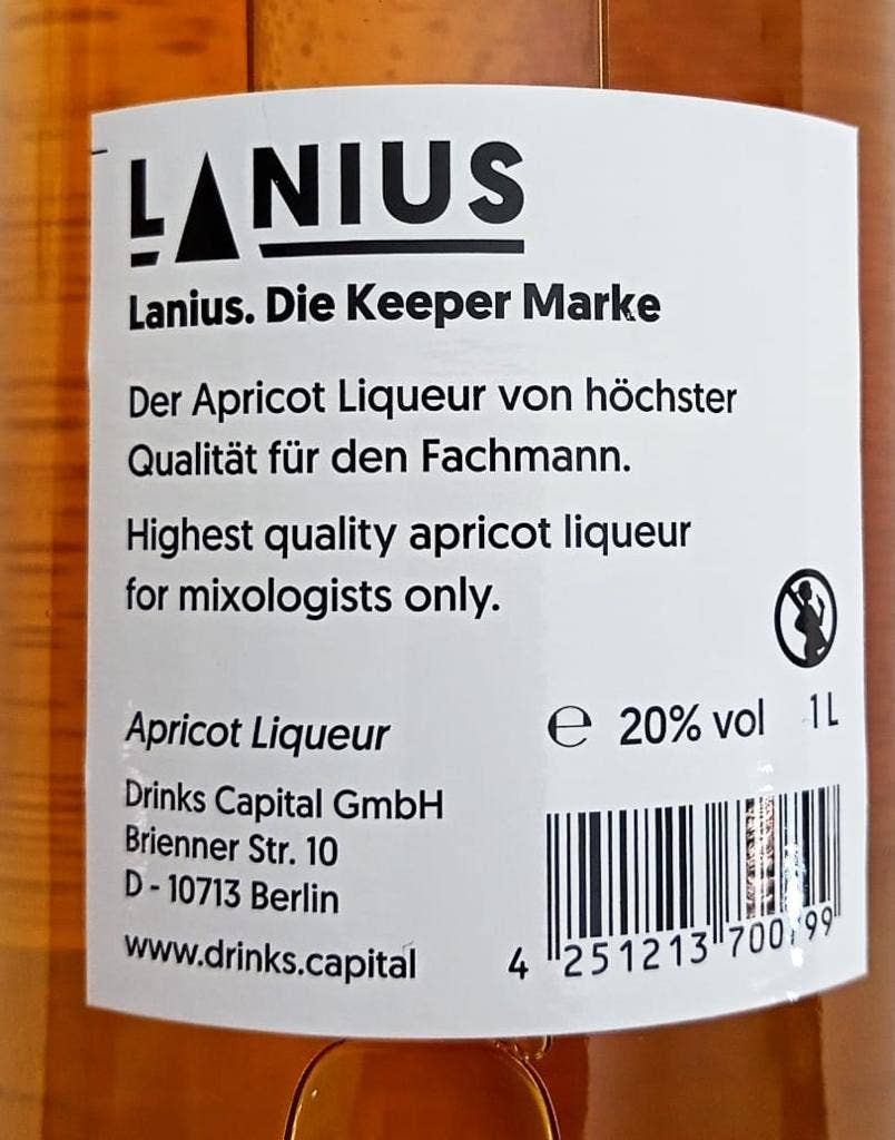 Salzmann Restwaren GmbH – Engroshandel Likør – Lanius Abrikoslikør 20% 1,0 l1