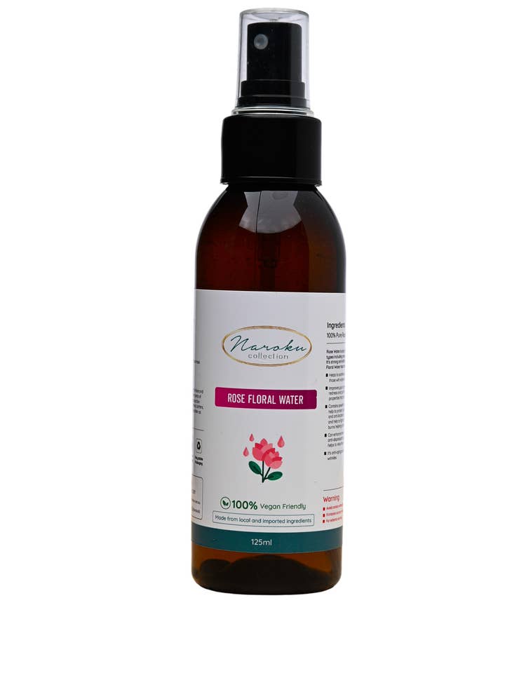 Rose Floral Water - 12 x 125ml for wholesale by NAROKU