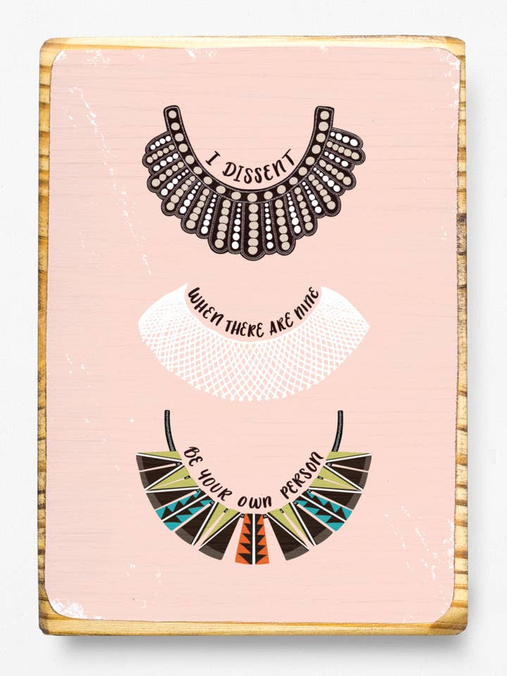 Ruth Bader Ginsburg (RBG) - Collare per dissenso per la vendita all'ingrosso da parte di ARCHd