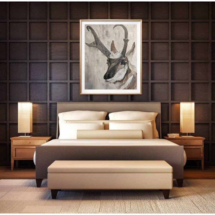 Impressão em papel fosco 16x20 Fine Art - “Pronghorn” por atacado de Shirley Kay Art