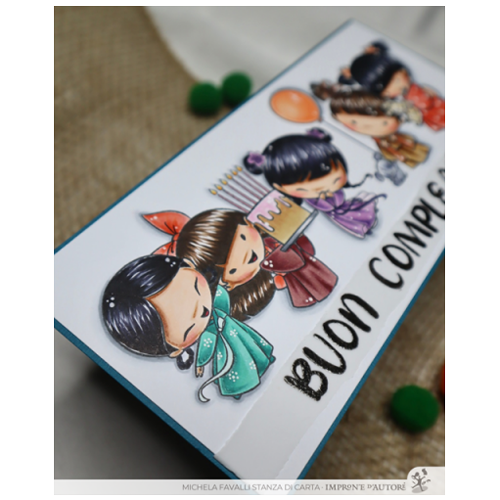 Impronte D'Autore - Wholesale Rubber/Decorative Stamp - Mariko transparent polymer stamps12