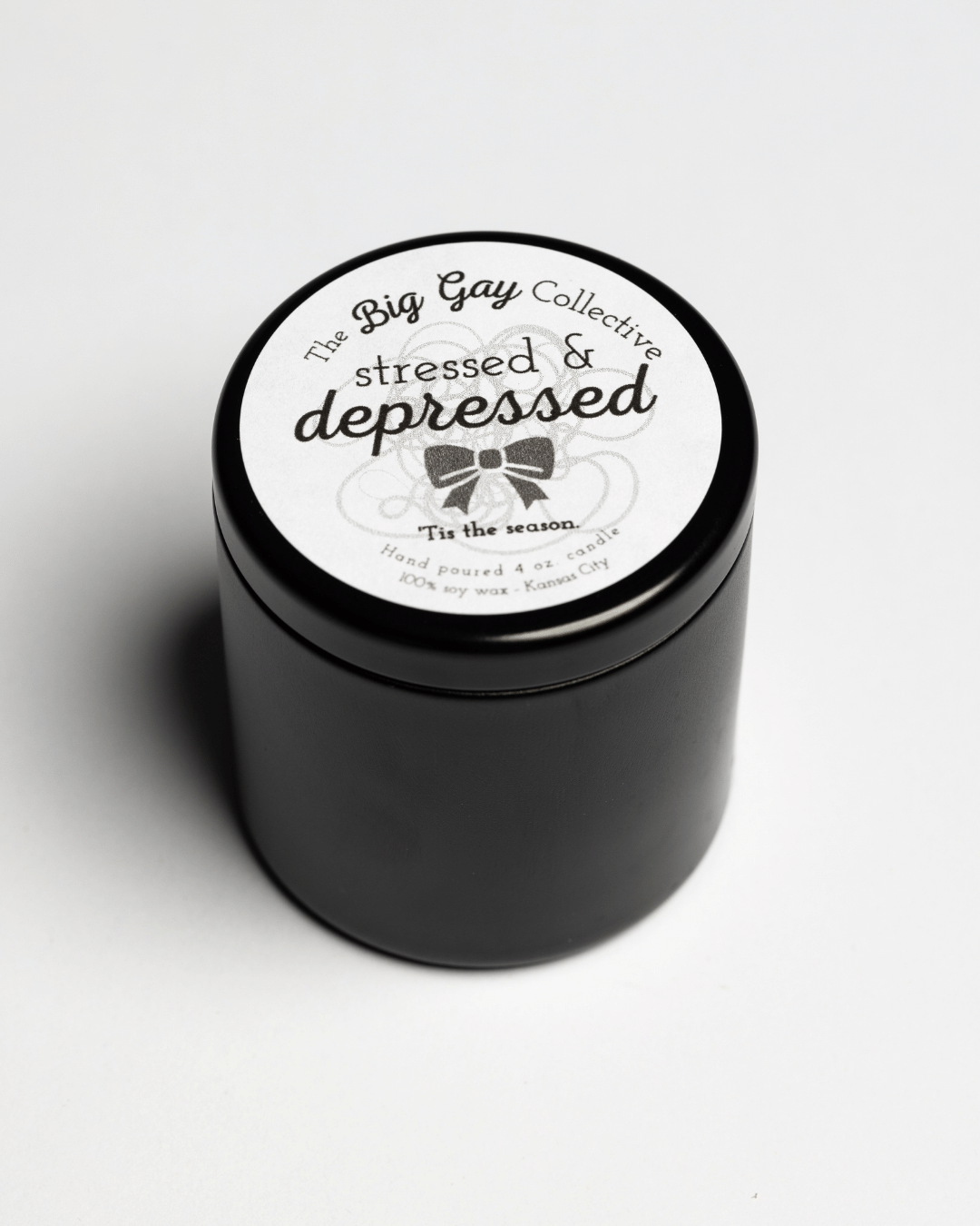 The Big Gay Collective LLC - Wholesale Jar/Filled Candle - Stressed & Depressed2